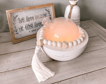 Ghirlanda di perline diffusore Aria: perline a forma di vaso con nappe, decorazioni per la casa
