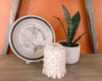 Macramé-diffusorhoes voor Young Living Haven-diffusor