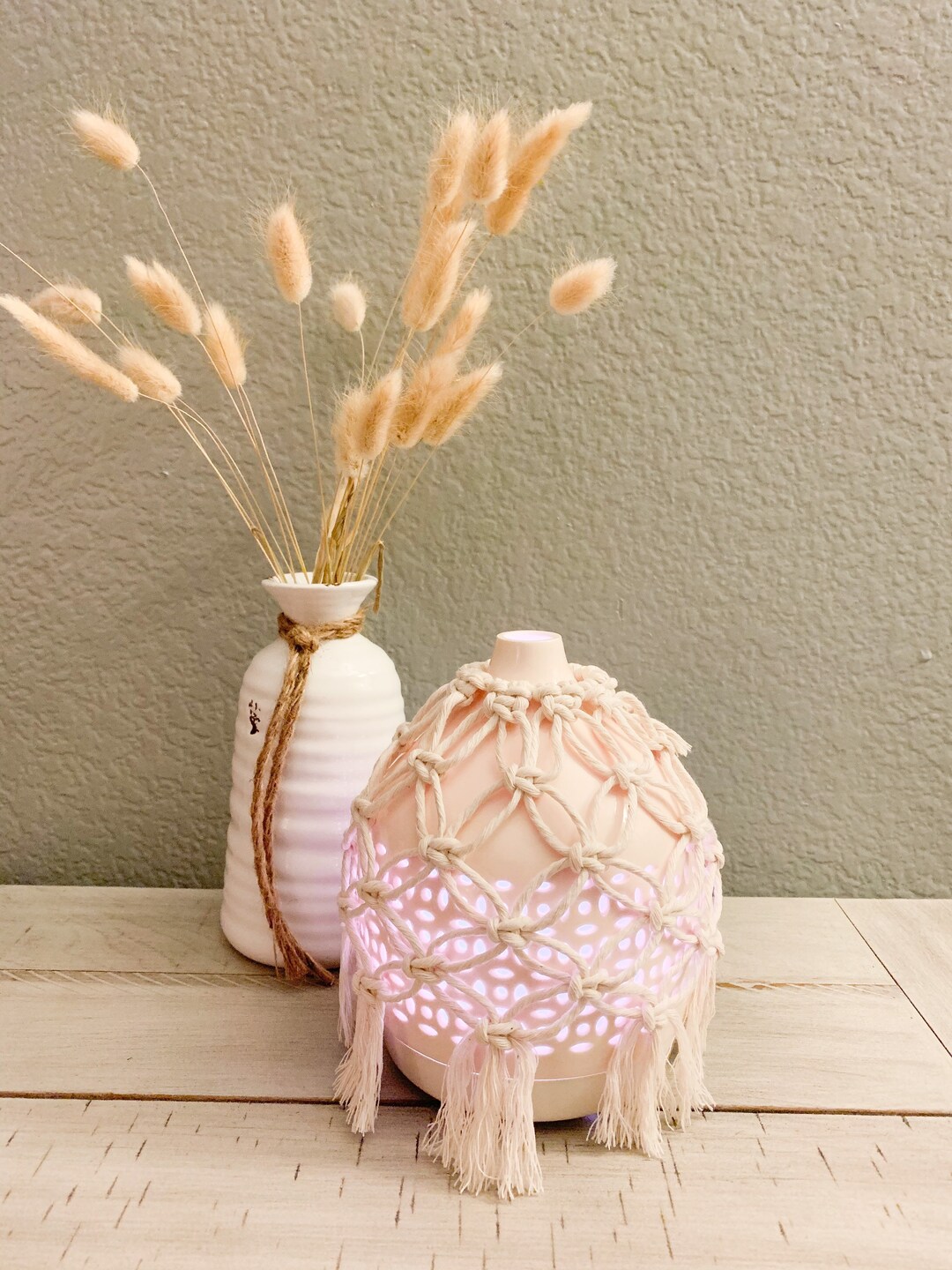 Macrame Diffuser Cover for Opalhouse Diffuser - Target Essential Oil ...