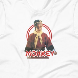Monkey Magic White T-Shirt 1980&#39;s Cult Hit TV Show | MaverickCoStore