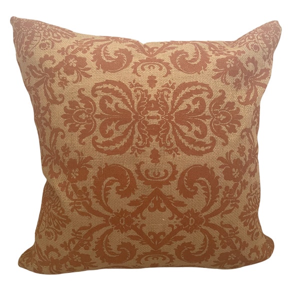 Burlap Pillow Covers Etsy