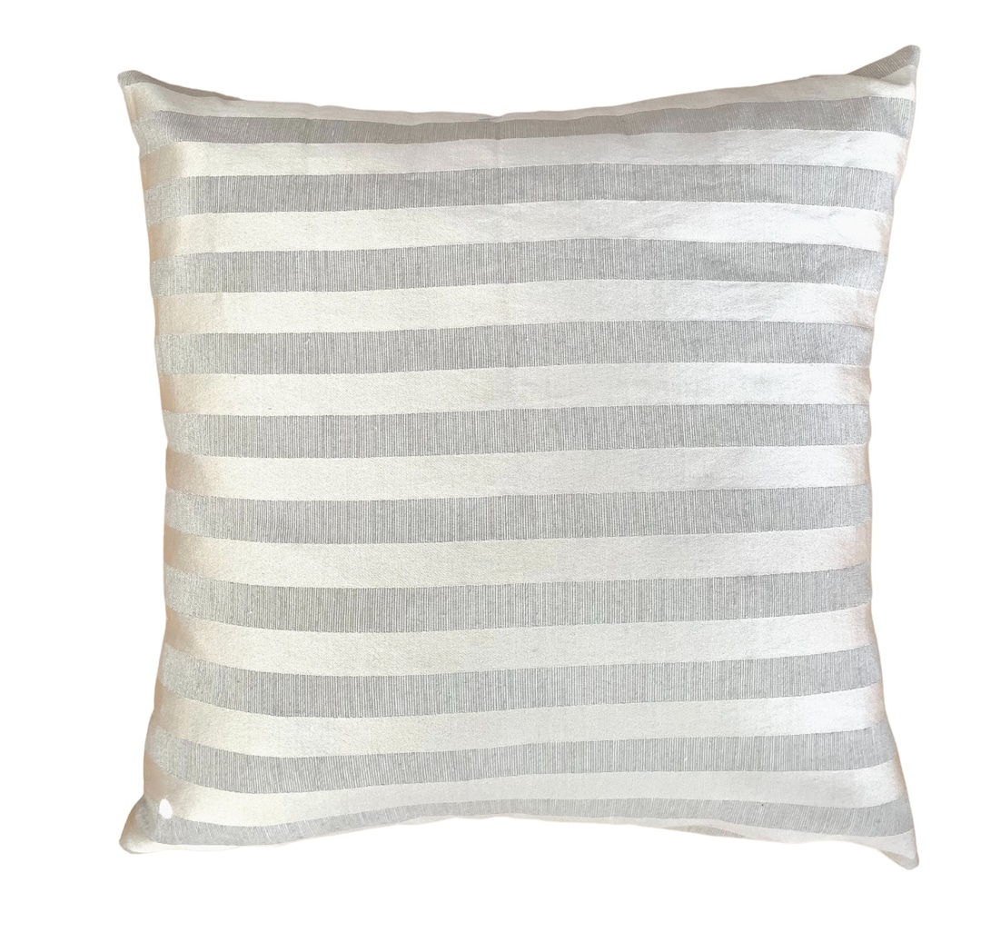 Gold Metallic Pillow Cover, Elegant Pillow, Gold Striped Pillow, Luxury Throw Pillow, Gold Home