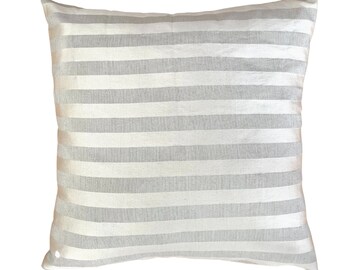 Gold Metallic Pillow Cover, Elegant Pillow, Gold Striped Pillow, Luxury Throw Pillow, Gold Home Decor, Housewarming Gift, Gold Accent Pillow