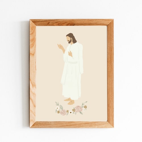 Printable Jesus Christ Portrait Wall Art Bundle Instant - Etsy