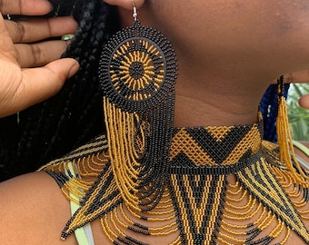 Zulu Beaded Earrings