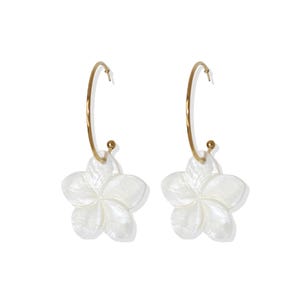 Pua Plumeria Hoops