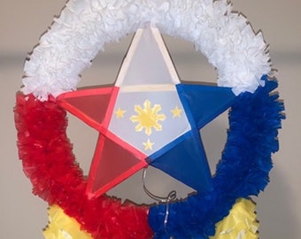 Philippine Colors Traditional Parol with remote controlled light