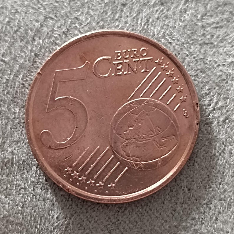 Pi ce De 5 Centimes D euro 1999 France Rare Etsy France Pi ce De 5 Centimes D euro 1999 France Rare Etsy France
