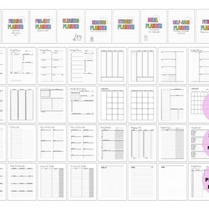 home management planner ultimate life binder printable life planner ultimate planner bundle planner essentials inserts big happy planner pdf