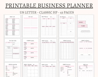 Small Business Planer Printable: Klassische Einlagen für DIN A4 (PDF-Download)