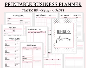 Small Business Planer Printable: Klassische HP Einlagen (PDF-Datei)