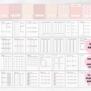 ADHD Planner for adults printable ADHD organizer productivity planner bundle ultimate life binder big happy planner inserts ADHD journal pdf