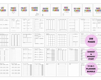 ADHD Planner for Adults: Daily, Weekly, Monthly Organizer (PDF)