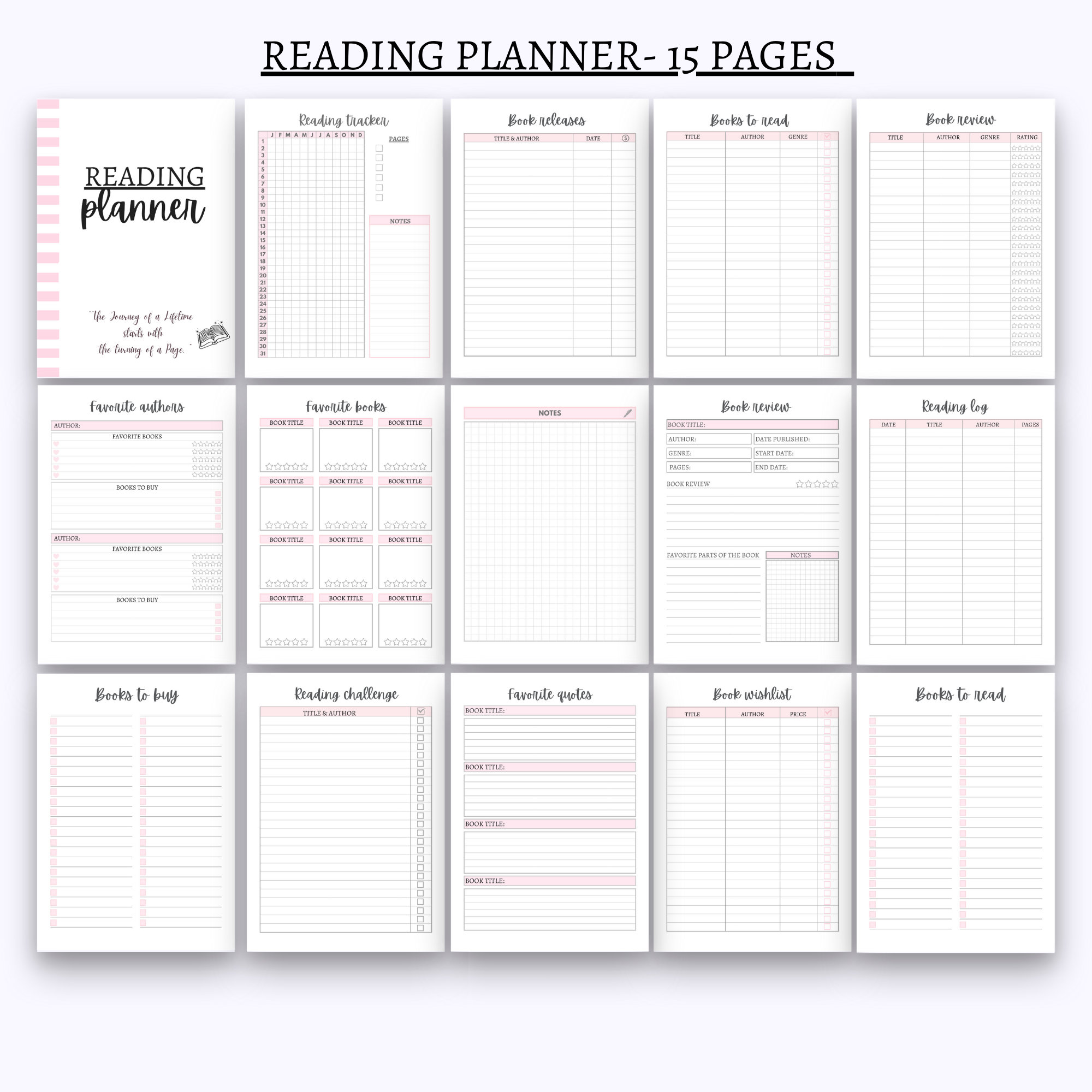Ultimate Life Planner Life Binder Planner Bundle Daily Planner Etsy