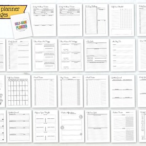 Ultimate Life Planner Us Letter Printable Big Happy Planner Bundle ...