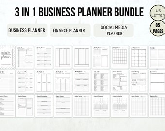 Das ultimative Business-Planer-Bundle: Social Media, Fiskus (druckbare PDF)
