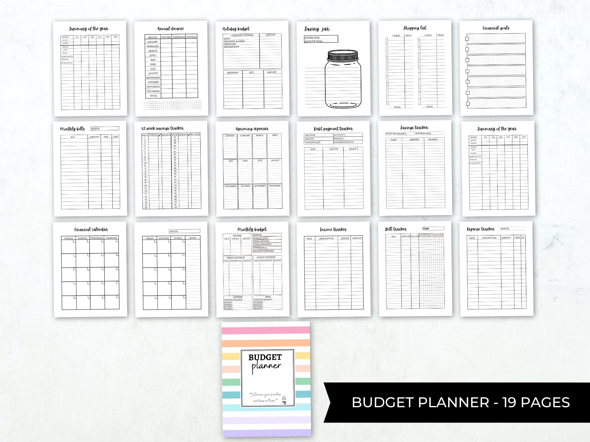 Printable life planner big happy planner pages ultimate | Etsy