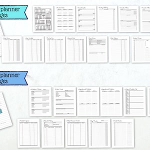 Ultimate Life Planner Us Letter Printable Big Happy Planner Bundle ...