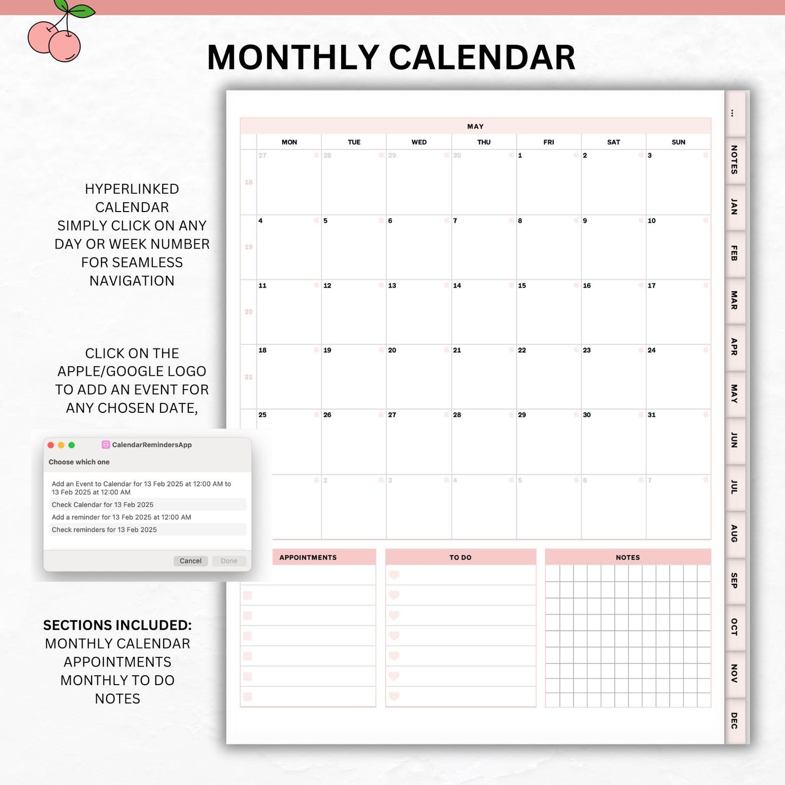 2026 Digital Planner: Goodnotes iPad Journal (PDF Download, Stickers ...