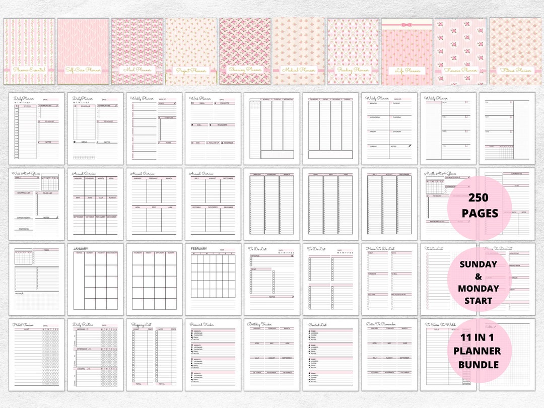 Life Planner Home Management Binder Ultimate All in One