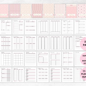 Raccoglitore per la gestione domestica dell'agenda di vita Ultimate tutto in uno bundle agenda stampabile per la mamma raccoglitore per la casa raccoglitore per la casa pagine dell'agenda in pdf