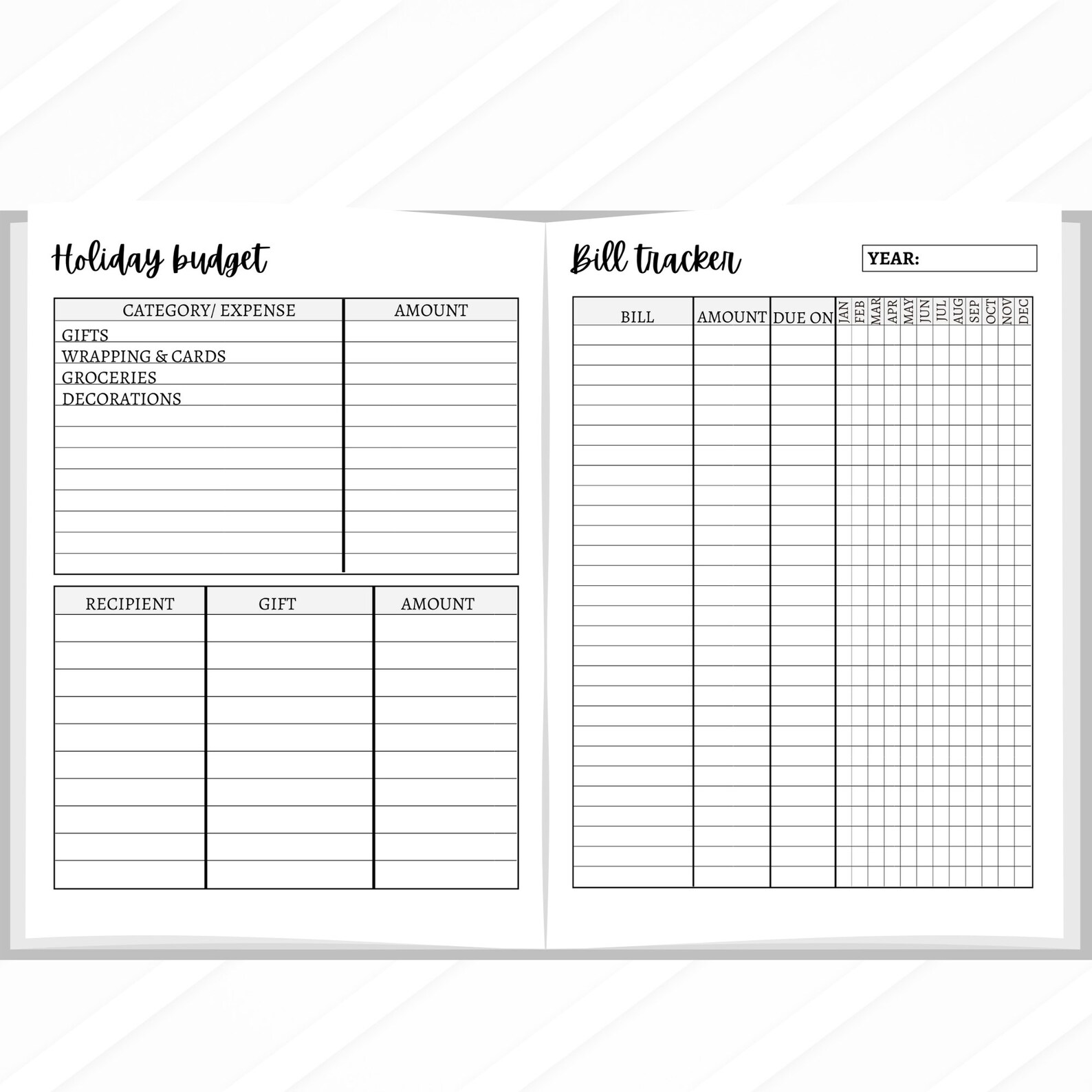 budget-planner-finance-planner-monthly-budget-planner-etsy