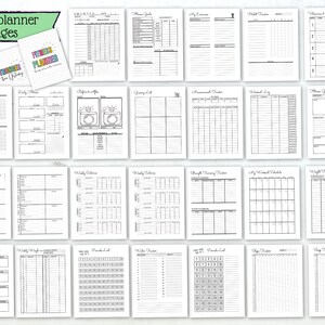 Ultimate Life Planner Us Letter Printable Big Happy Planner Bundle ...