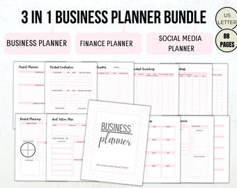 Das ultimative Business-Planer-Bundle: Social Media, Fiskus (druckbare PDF)