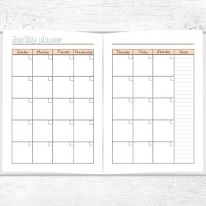 budget planner printable finance planner A5 A4 us letter 8.5x11 digital big happy planner Classic HP inserts monthly budget bill tracker pdf image 3