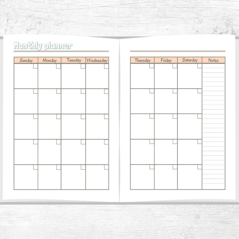 budget planner printable finance planner A5 A4 us letter 8.5x11 digital big happy planner Classic HP inserts monthly budget bill tracker pdf image 3