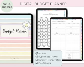 Digital Budget Planner: Finance Tracker for Goodnotes (PDF)