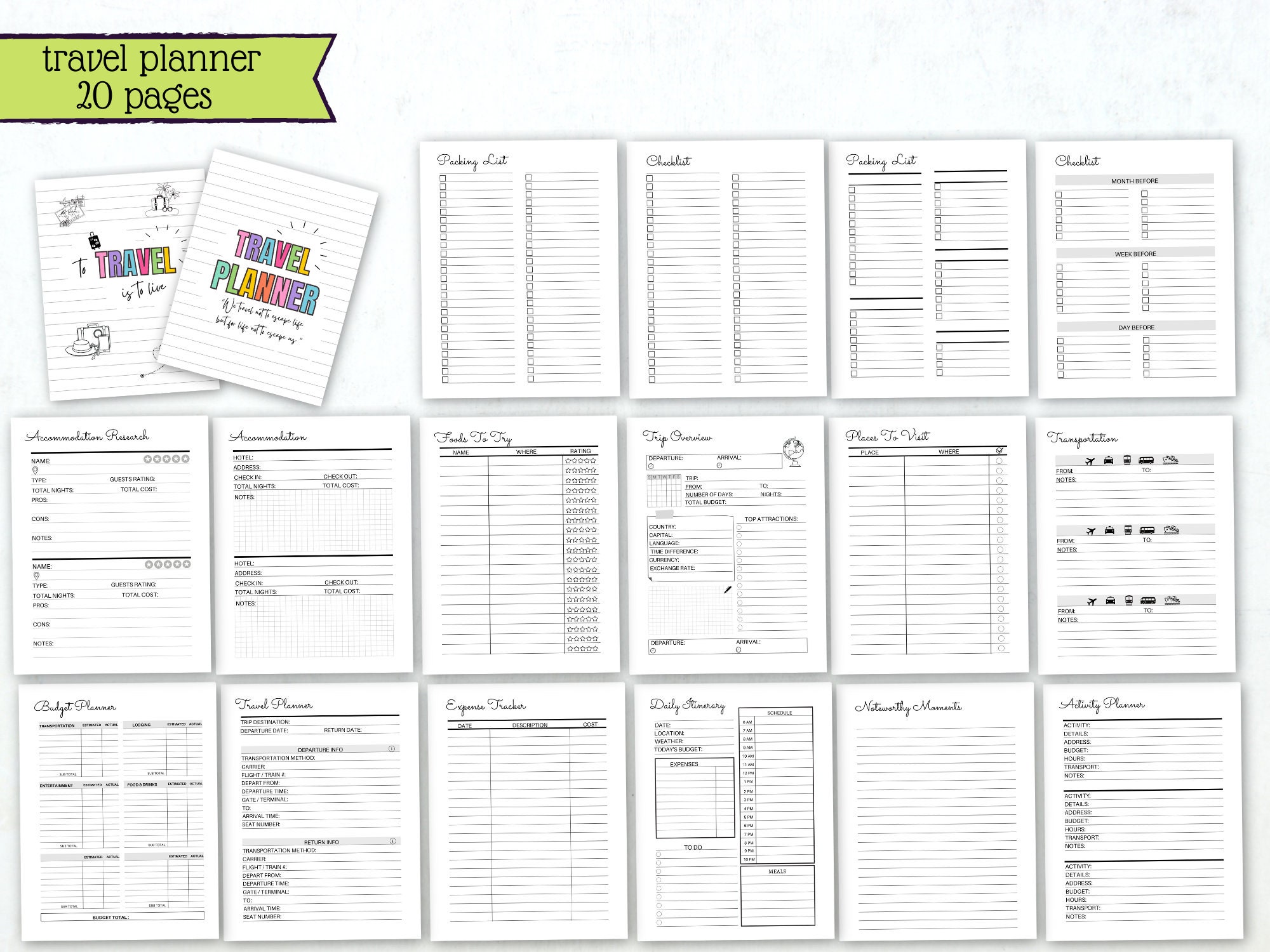 Ultimate Life Planner Bundle | Home Management Binder (PDF) - Etsy