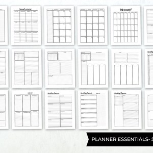 Printable Life Planner Big Happy Planner Pages Ultimate Household ...