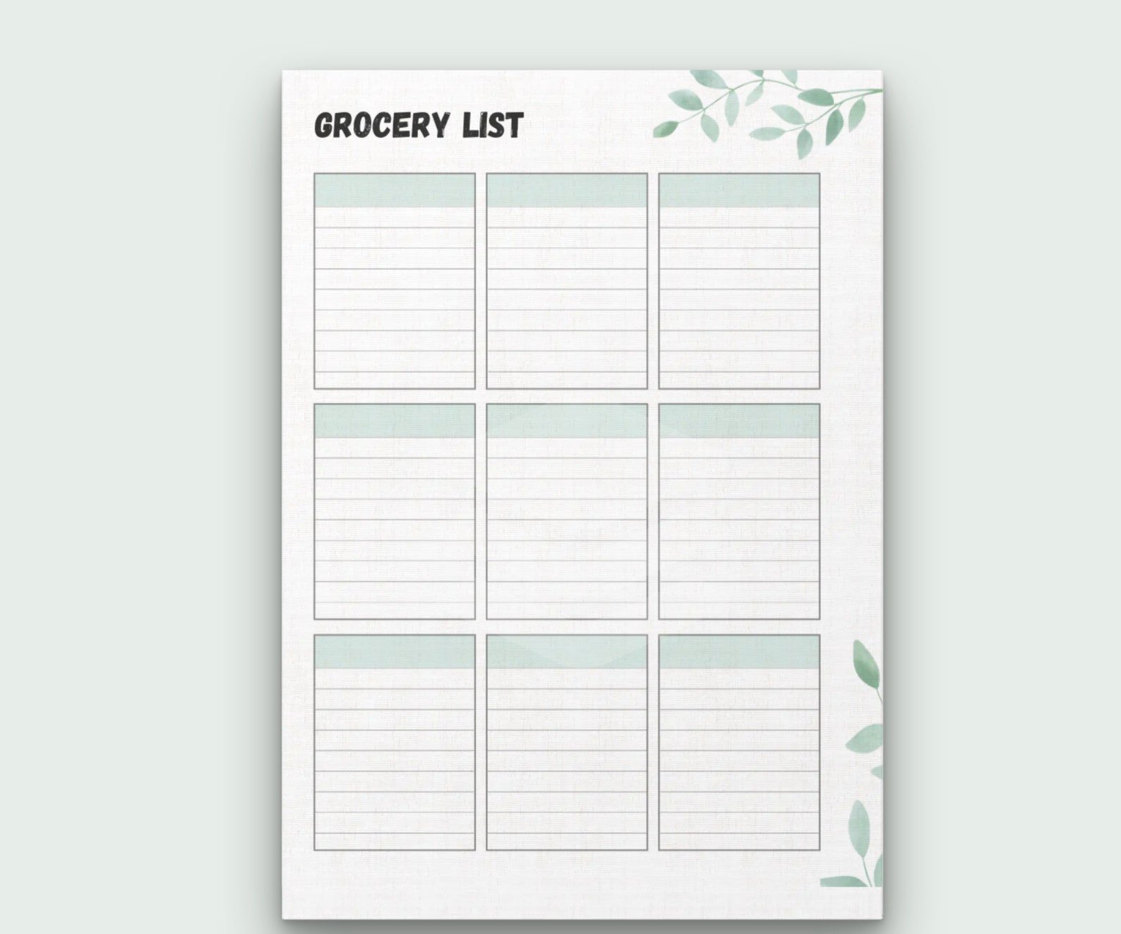 Meal Planner Printable Big Happy Planner Daily Meal Planner - Etsy
