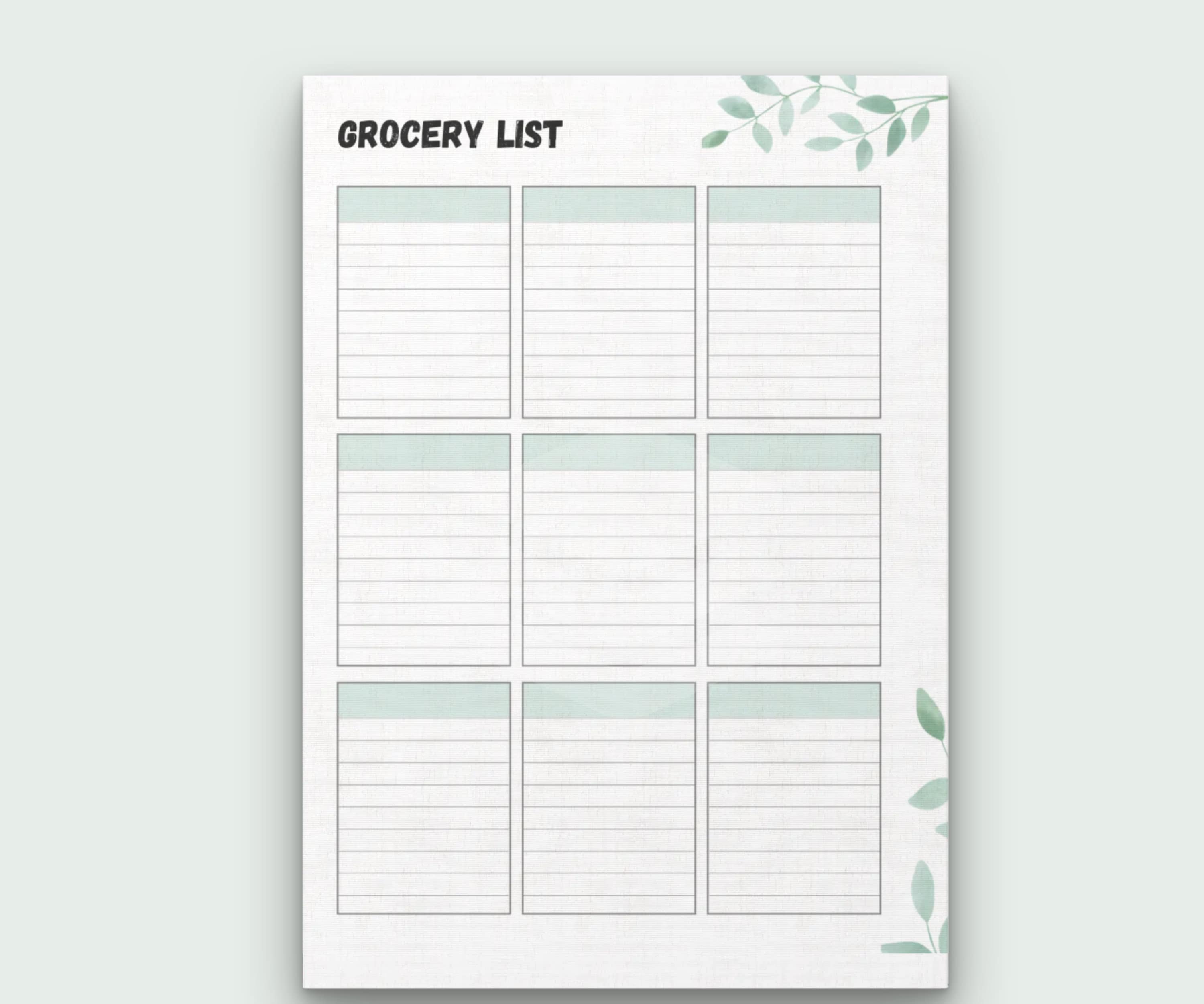 Meal Planner Printable Big Happy Planner Daily Meal Planner - Etsy