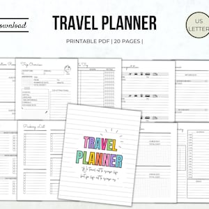 planejador de viagens diário de viagens planejador de férias planejador de itinerário de viagem planejador feliz inserir planejador de férias para impressão organizador de férias pdf