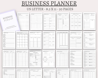 Small Business Planner Bundle: Etsy Shop, Home Business (PDF)