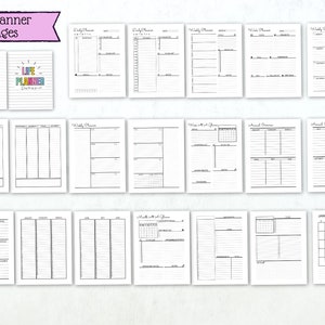 Ultimate Life Planner Us Letter Printable Big Happy Planner Bundle ...