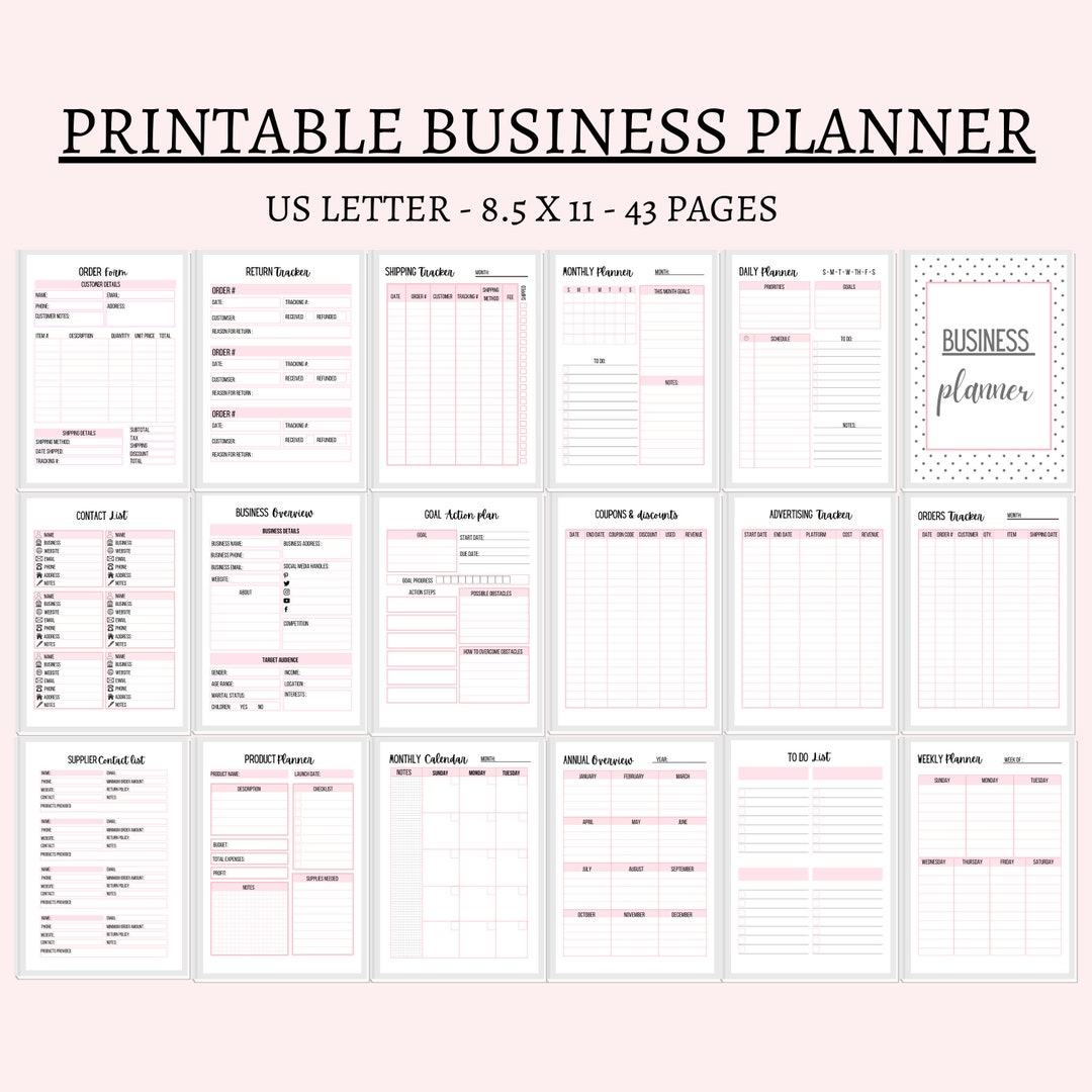 Business Planner Small Business Planner Home Business Organizer Printable Pdf Us Letter 8.5x11 Big Happy Planner Printable Business Inserts - Etsy business-planner-small-business-planner-home-business-organizer-printable-pdf-us-letter-8-5x11-big-happy-planner-printable-business-inserts-etsy