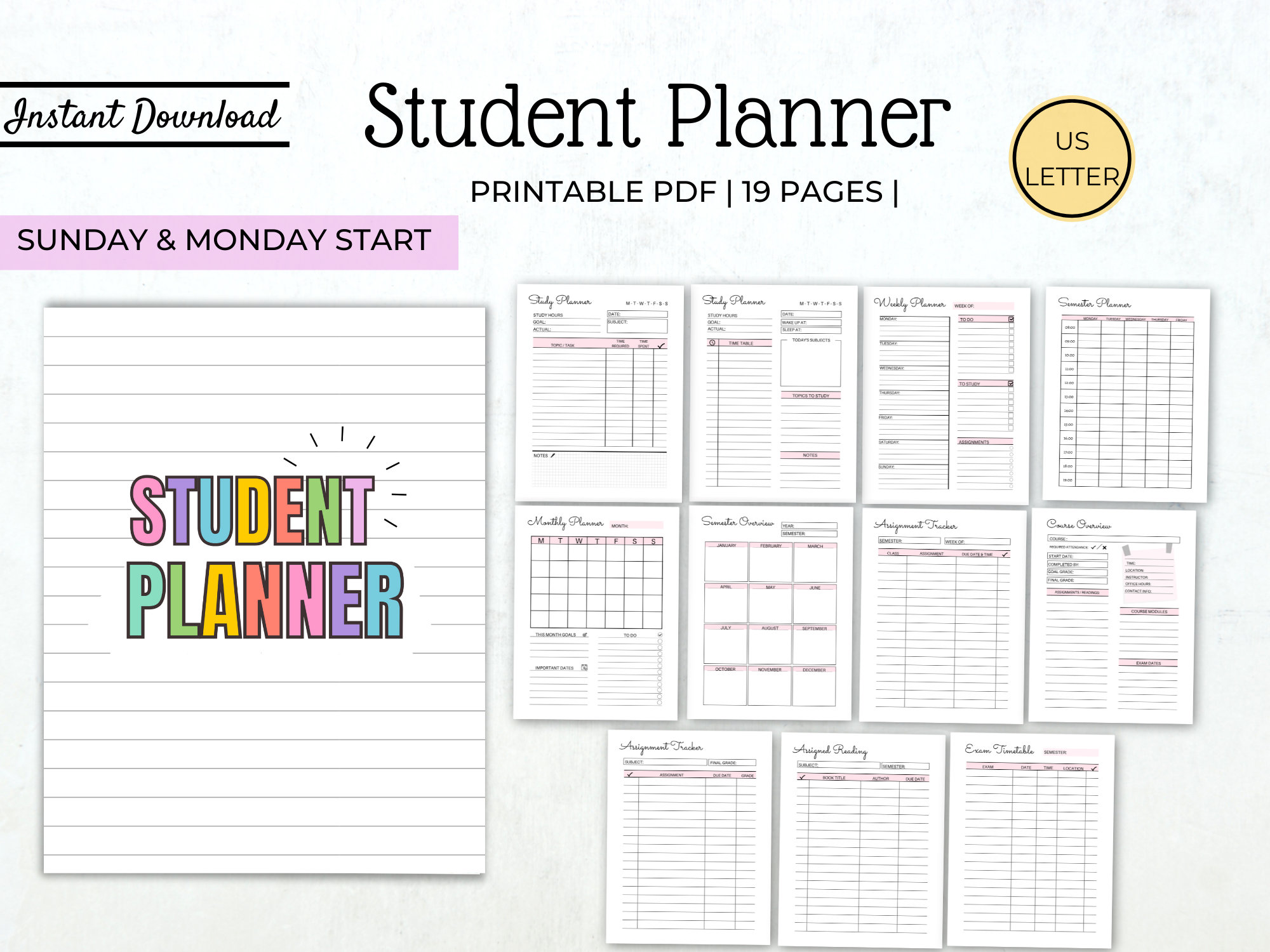Study Planner | Student Daily Plan for College & High School