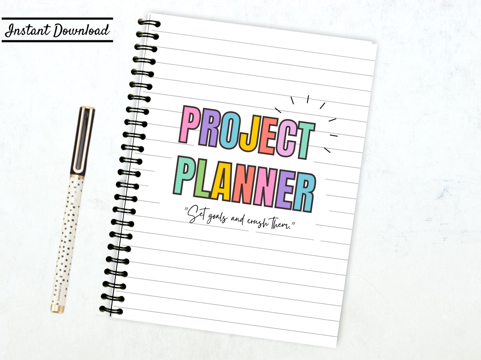 Project Planner Printable Productivity Planner Task Tracker - Etsy