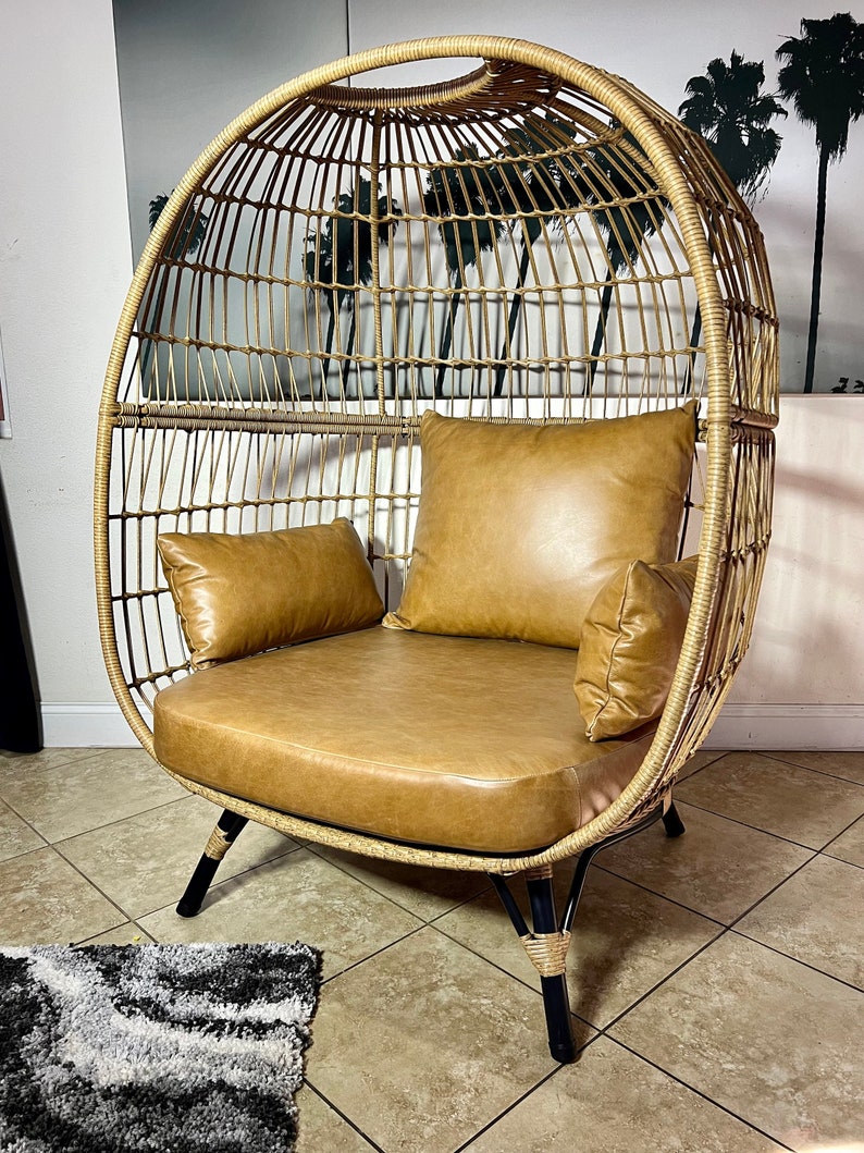 Target Egg Chair Replacement Leather Covers Only Etsy