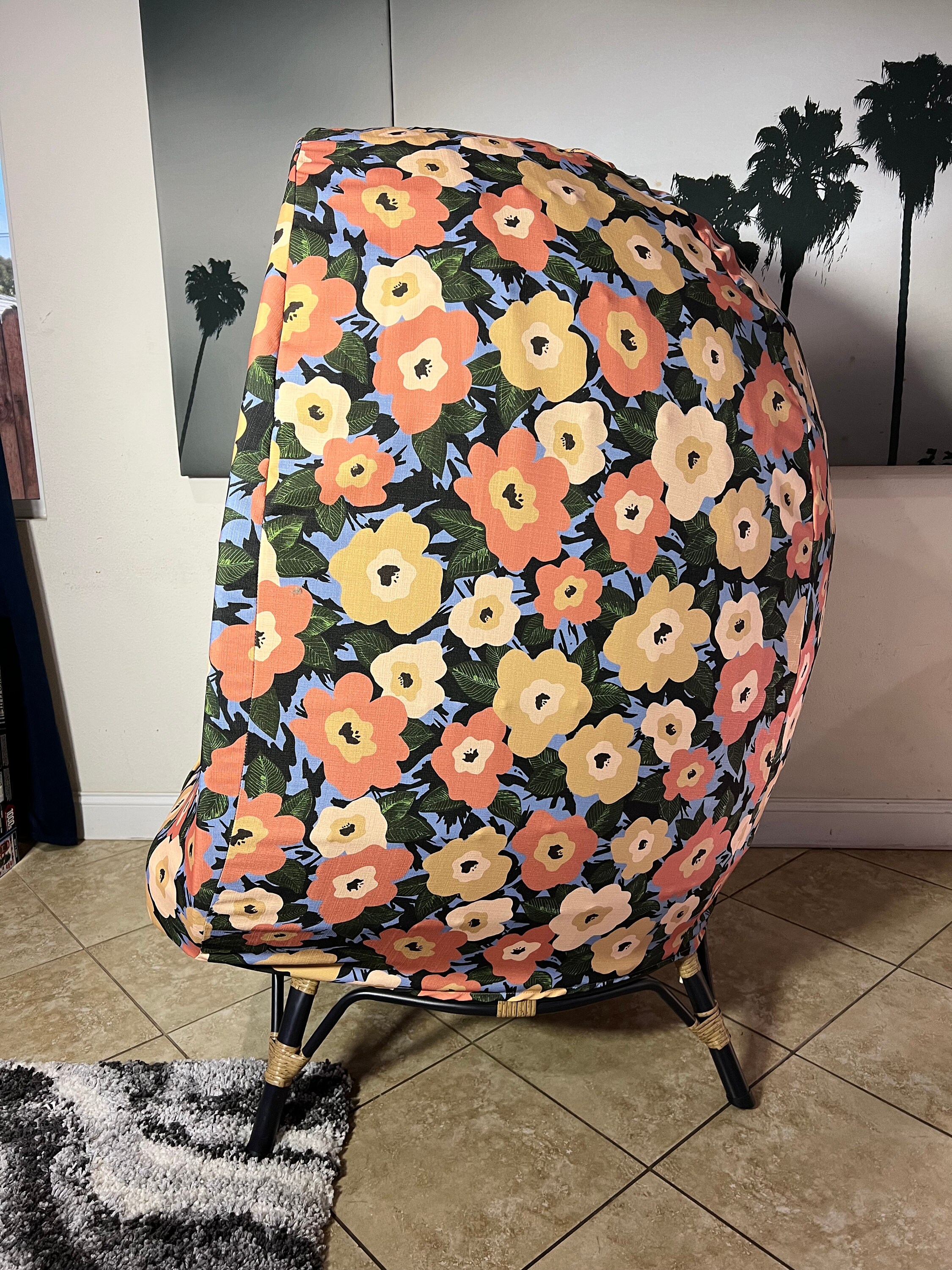 Full Egg Chair Cover Target Egg Chair Indoor Use Only Etsy