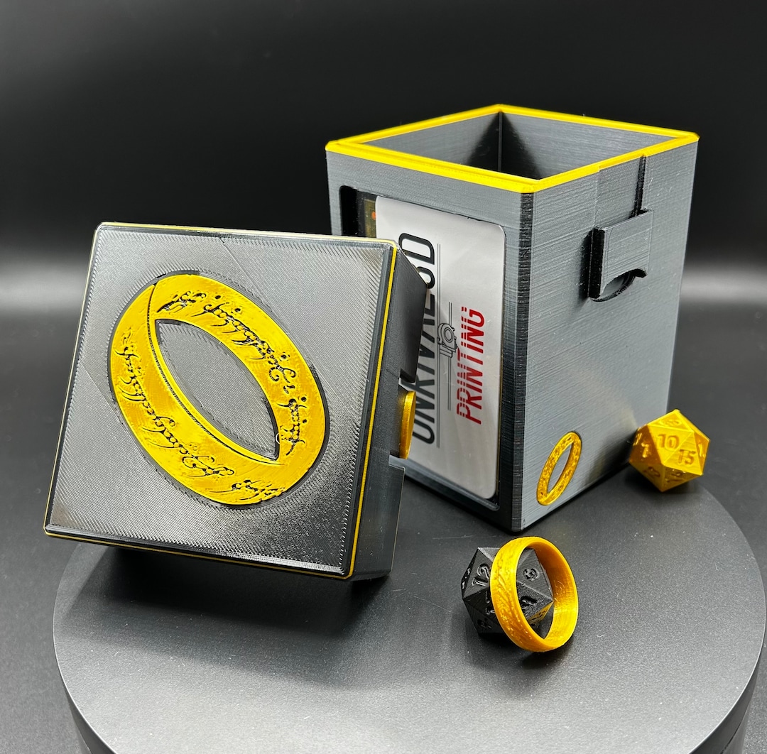 THE ONE Ring…deck Box (exposed Commander) - Etsy