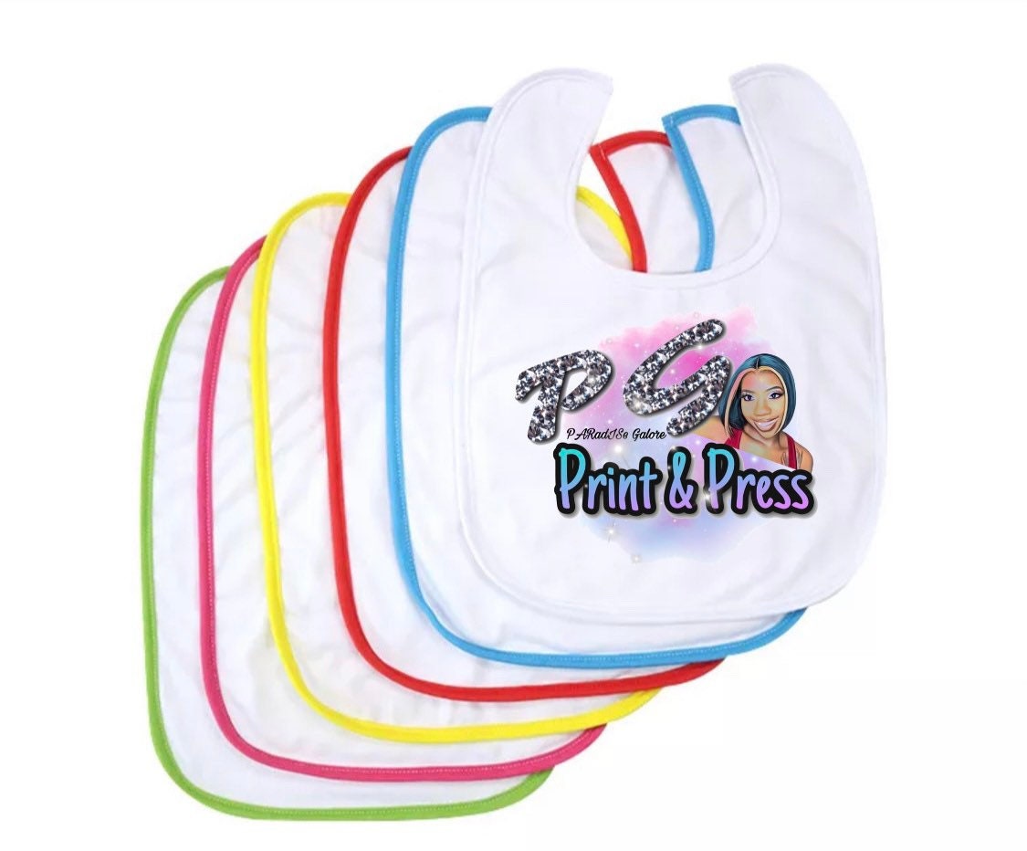 Sublimation Blank Baby Bibs Etsy