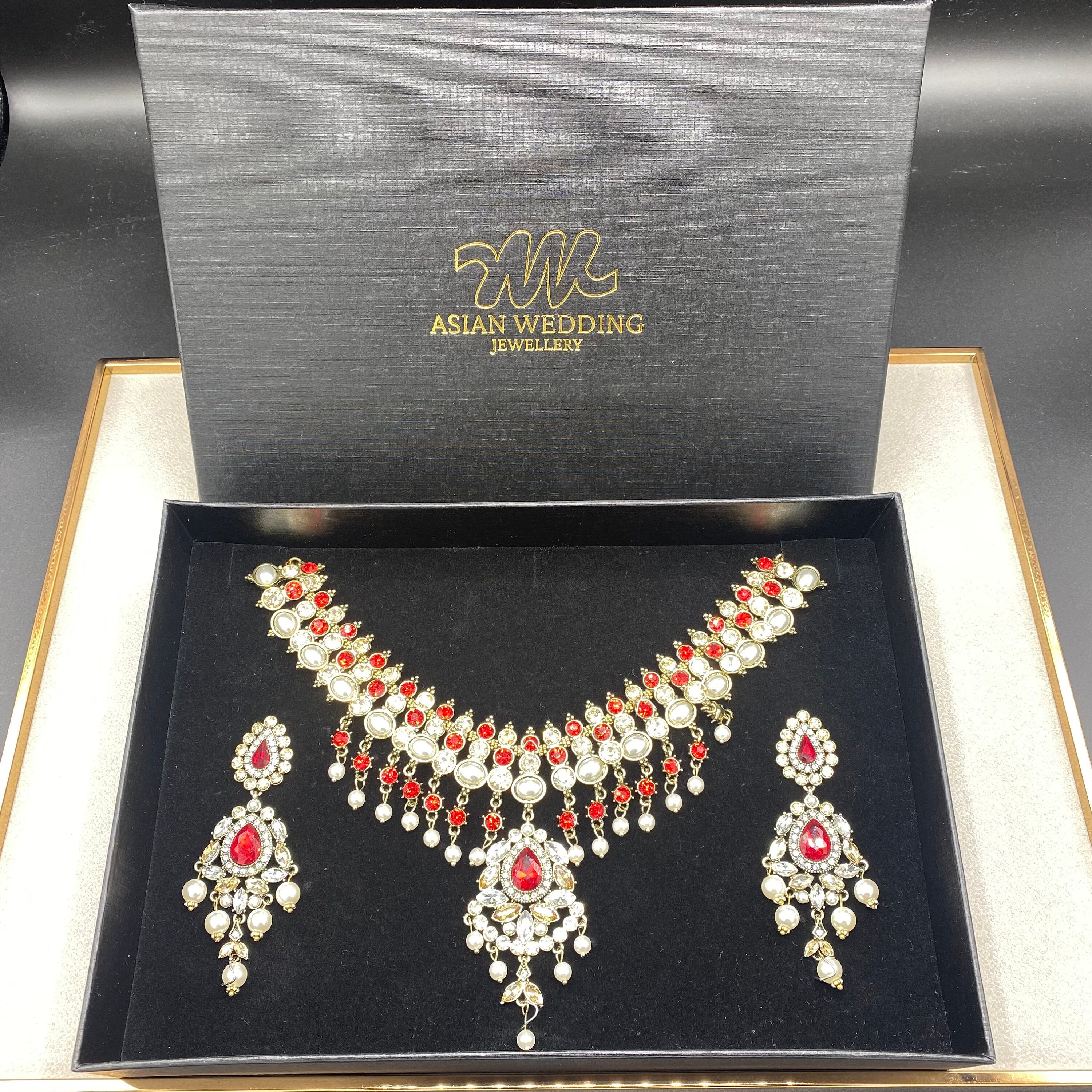 Asian wedding jewellery gold best sale