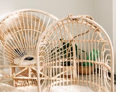 Rainbow Rattan Hanging Chair- Shipping not free