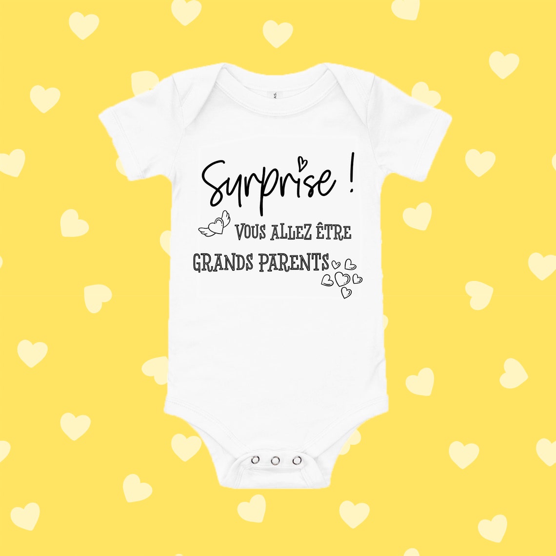 Surprise Vous allez etre Grands Parents French Grandparents Etsy