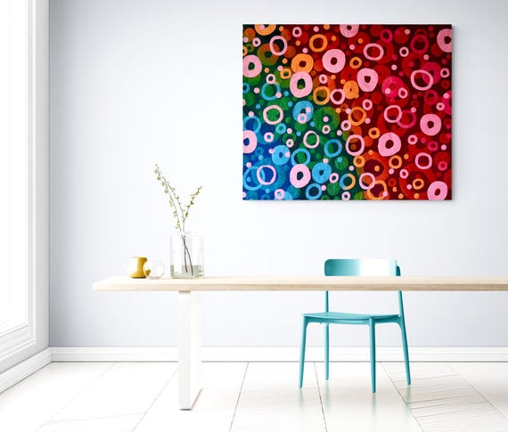 真四角なカラフルなキルトタペストリー 真四角なカラフルなパターンの