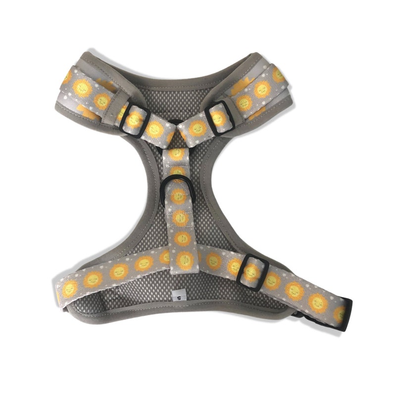 Dog Harness Adjustable Grey Dog Harness Dog Accessories Etsy UK